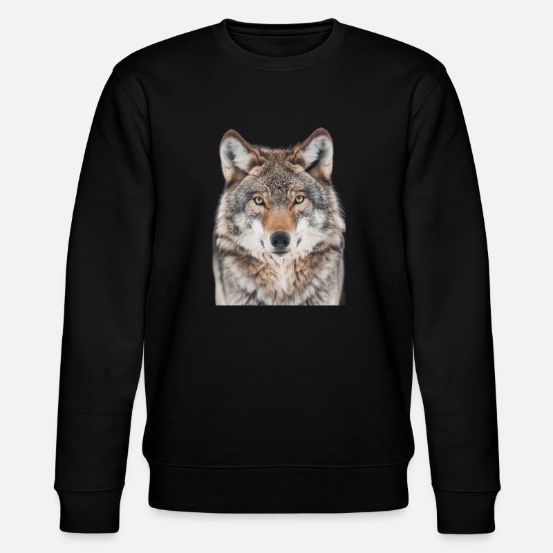 Wolf - Stanley/Stella CHANGER Unisex Organic Sweatshirt - black