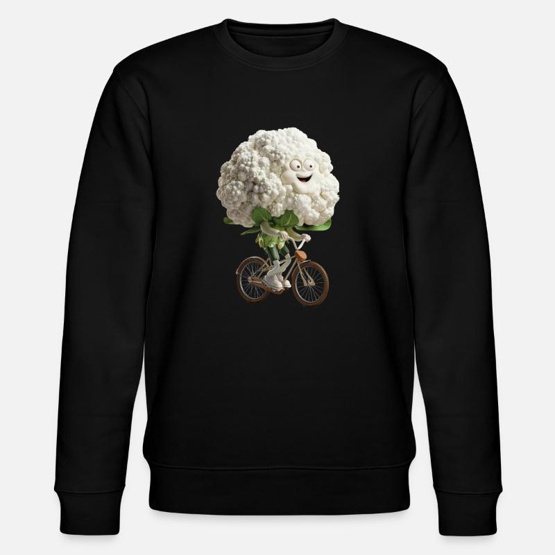Blumenkohl - Stanley/Stella Unisex Bio-Sweatshirt CHANGER  - Schwarz