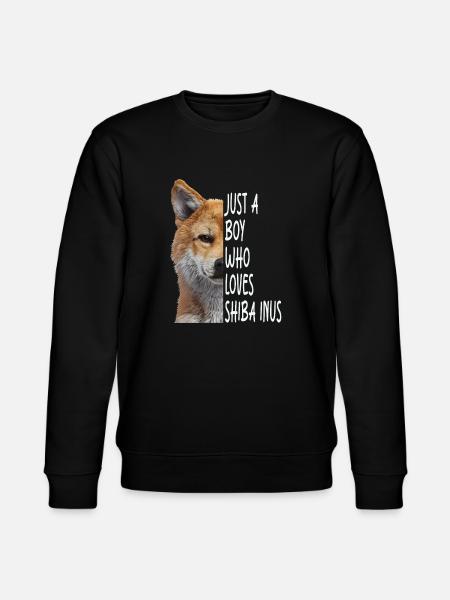 Shiba Inu - Stanley/Stella CHANGER Unisex Organic Sweatshirt - black