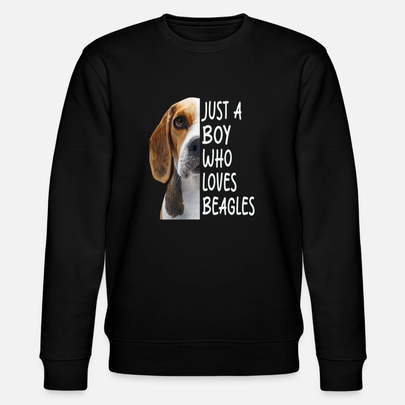 Beagle - Stanley/Stella CHANGER Unisex Organic Sweatshirt - black