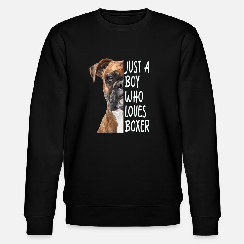 Boxer - Stanley/Stella Unisex Bio-Sweatshirt CHANGER  - Schwarz