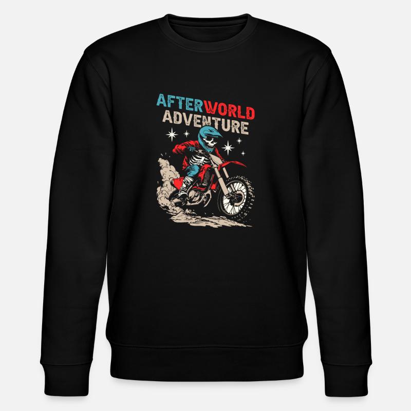 Mx Motocross Dirt Bike Skeleton - Sweat bio CHANGER Stanley/Stella Unisexe - noir