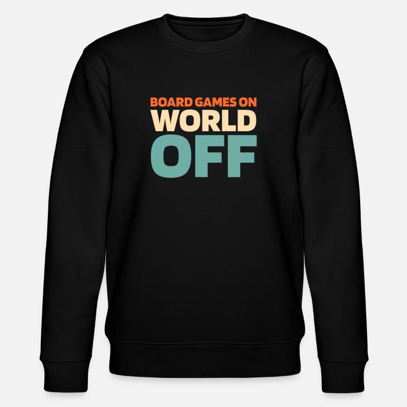 Board Game Board Game - Stanley/Stella CHANGER Unisex Organic Sweatshirt - black