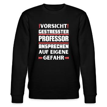 Ne parlez pas à un professeur stressé ! - Sweat bio CHANGER Stanley/Stella Unisexe - noir - Devant - Nik (191cm) & Marisol (170cm)