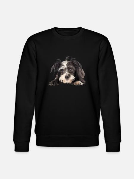 Chinese Crested - Stanley/Stella CHANGER Unisex Organic Sweatshirt - black