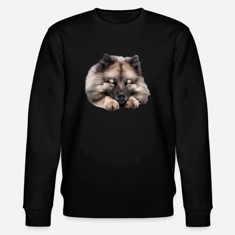 Keeshond - Stanley/Stella CHANGER Unisex Organic Sweatshirt - black