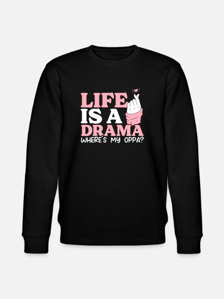 Funny Korean Kdrama drama, - Stanley/Stella CHANGER Unisex Organic Sweatshirt - black