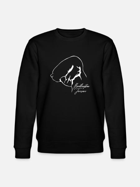 BEDLINGTON TERRIER Profil Chiens Wilsigns - Sweat bio CHANGER Stanley/Stella Unisexe - noir