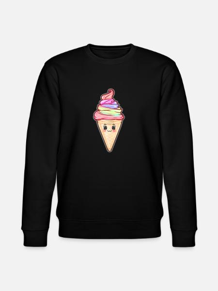 Happy Icecream - Stanley/Stella Unisex Bio-Sweatshirt CHANGER - Schwarz