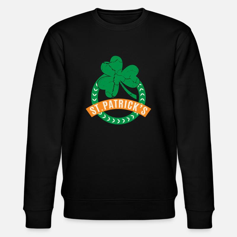 St Patrick Day - Sweat bio CHANGER Stanley/Stella Unisexe - noir