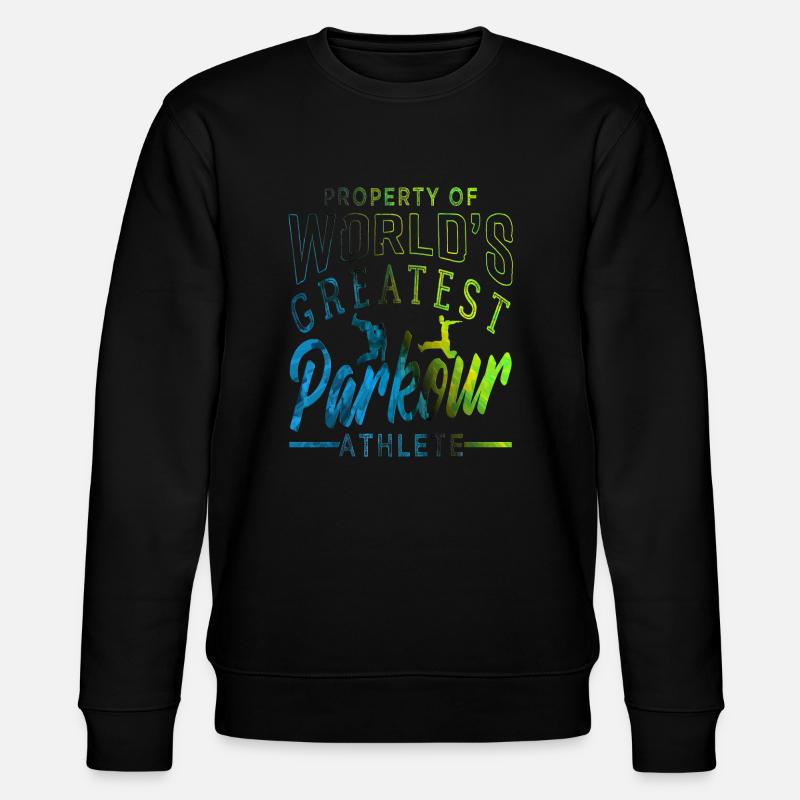 Parkour - Stanley/Stella Unisex Bio-Sweatshirt CHANGER - Schwarz