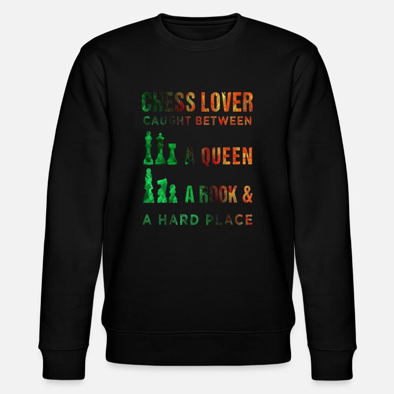 Schach - Stanley/Stella Unisex Bio-Sweatshirt CHANGER  - Schwarz