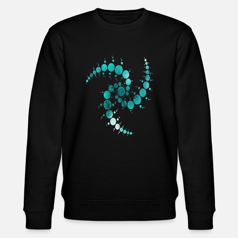 Cercles de grains - Sweat bio CHANGER Stanley/Stella Unisexe - noir