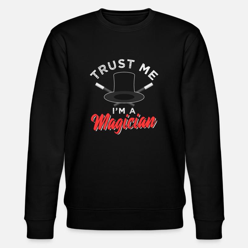 Magie - Stanley/Stella Unisex Bio-Sweatshirt CHANGER  - Schwarz