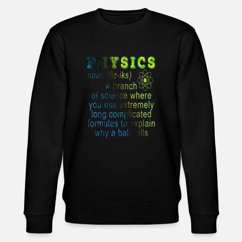 Physik - Stanley/Stella Unisex Bio-Sweatshirt CHANGER  - Schwarz