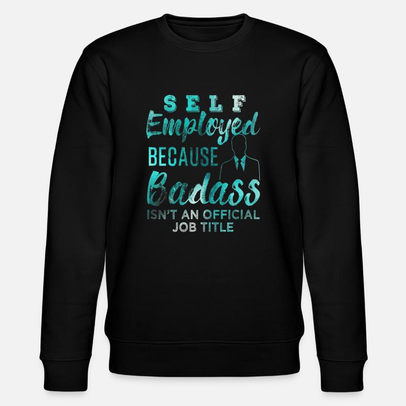 Selbstständig - Stanley/Stella Unisex Bio-Sweatshirt CHANGER  - Schwarz