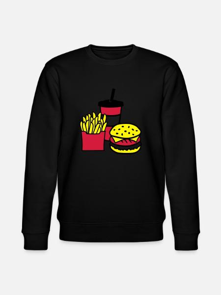 Fast food - Stanley/Stella Unisex Bio-Sweatshirt CHANGER - Schwarz