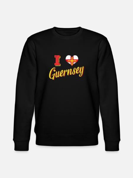 guernsey - Stanley/Stella CHANGER Unisex Organic Sweatshirt - black