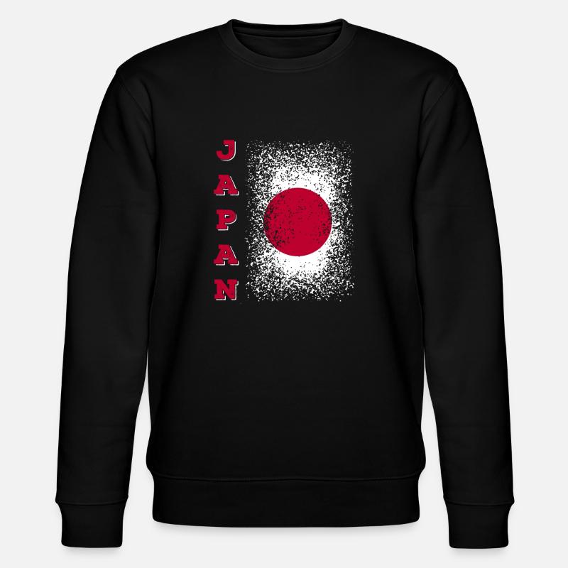 Drapeau du Japon - Sweat bio CHANGER Stanley/Stella Unisexe - noir