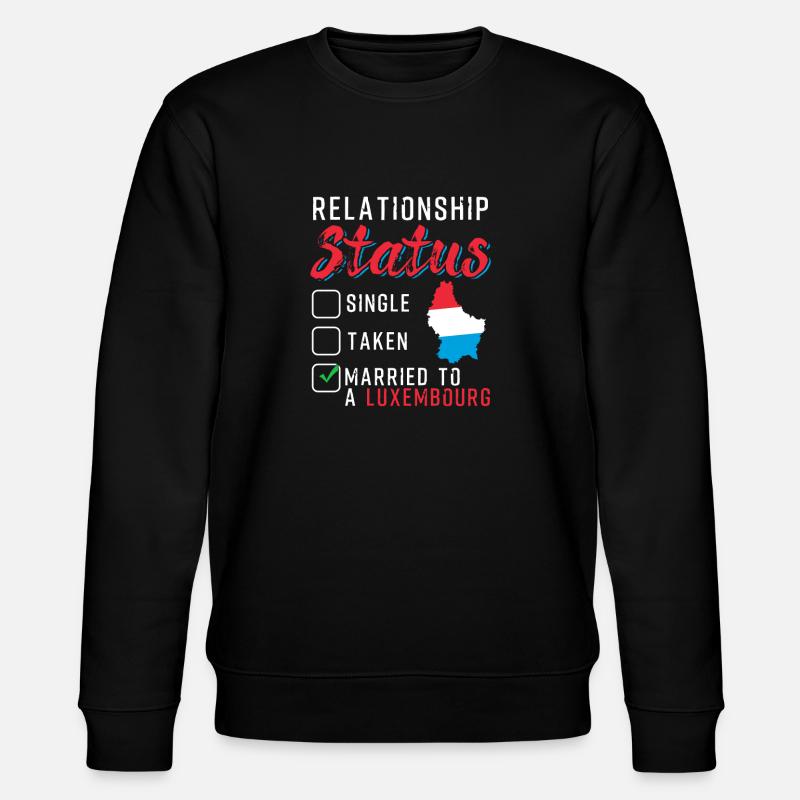 Luxembourg - Sweat bio CHANGER Stanley/Stella Unisexe - noir
