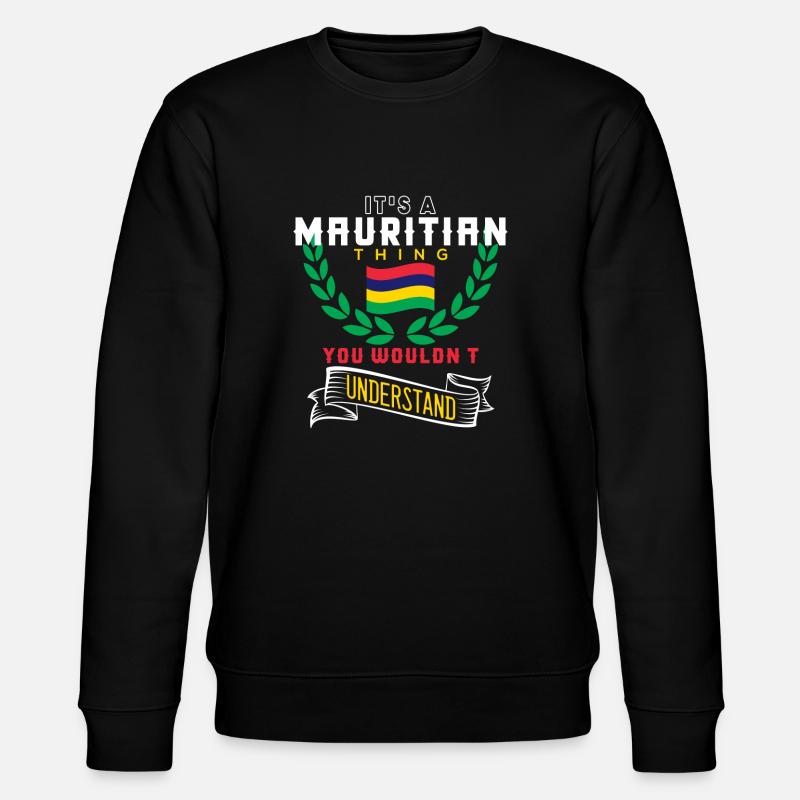Mauritius - Stanley/Stella Unisex Bio-Sweatshirt CHANGER - Schwarz
