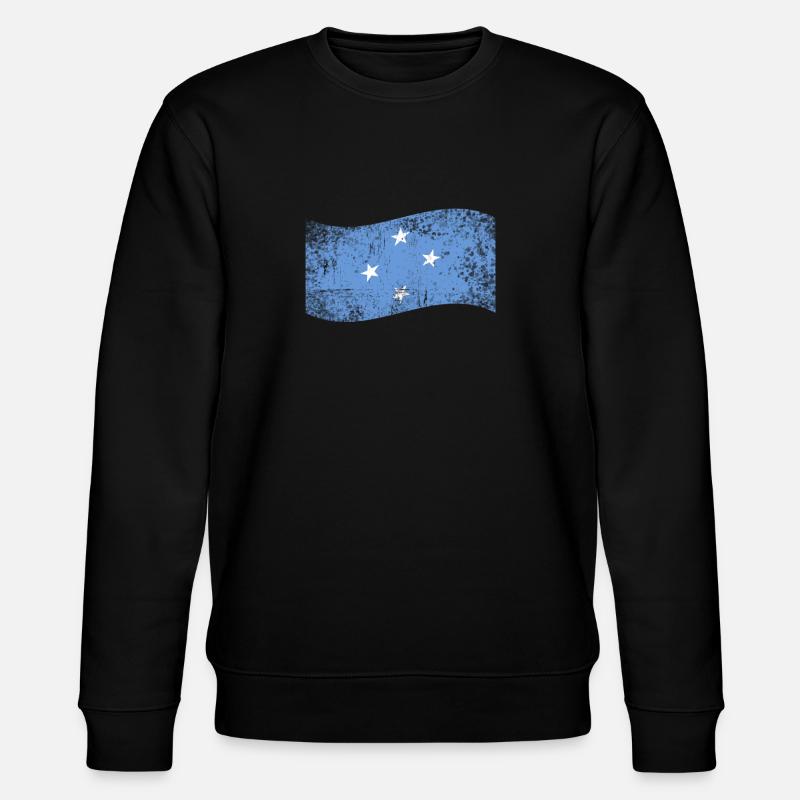 Mikronesien - Stanley/Stella Unisex Bio-Sweatshirt CHANGER  - Schwarz
