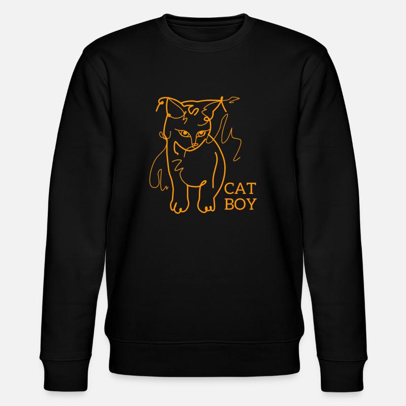 Garçon de chat - Sweat bio CHANGER Stanley/Stella Unisexe - noir