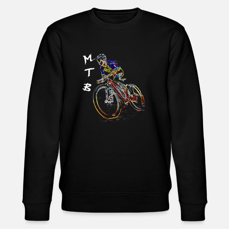 MTB MTB downhill - Stanley/Stella CHANGER Unisex Organic Sweatshirt - black