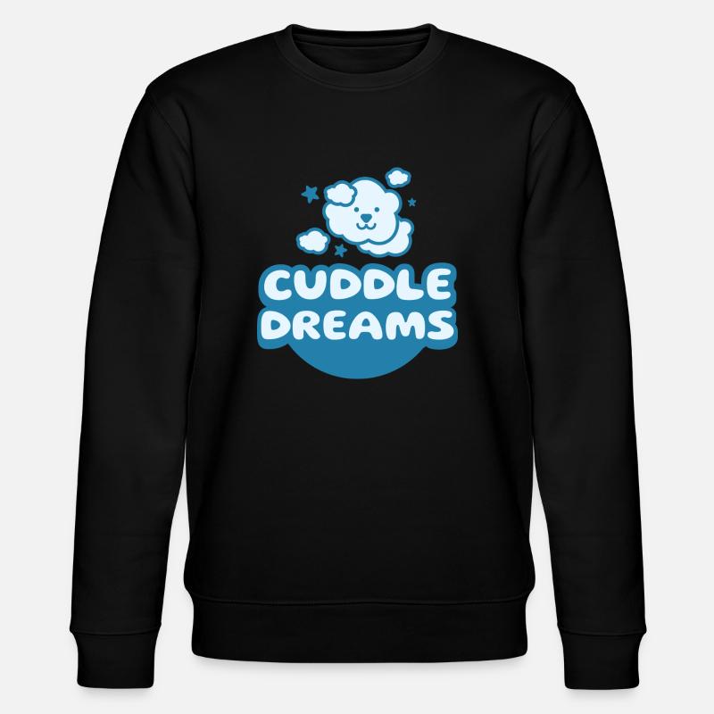 Cuddle Dreams Come True - Stanley/Stella CHANGER Unisex Organic Sweatshirt - black