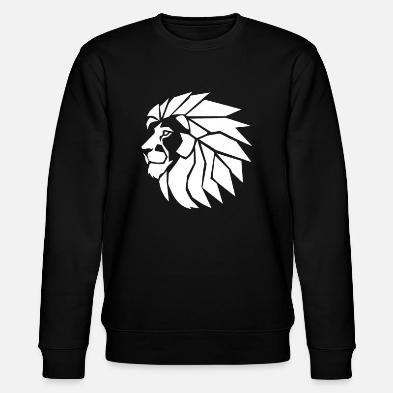 Silhouette de lion majestueux - Sweat bio CHANGER Stanley/Stella Unisexe - noir