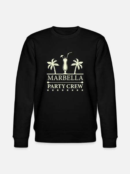 marbella party crew - Stanley/Stella Unisex Bio-Sweatshirt CHANGER - Schwarz