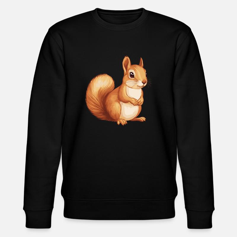 Écureuil - Sweat bio CHANGER Stanley/Stella Unisexe - noir
