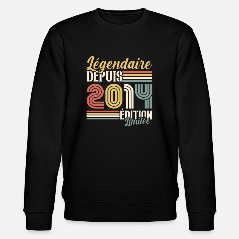 Légendaire Depuis 2014 - Sweat bio CHANGER Stanley/Stella Unisexe - noir