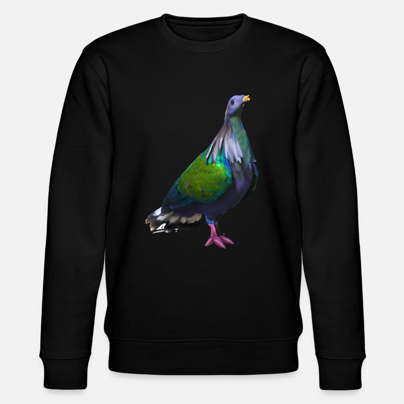 Illustration de pigeon grue - Sweat bio CHANGER Stanley/Stella Unisexe - noir