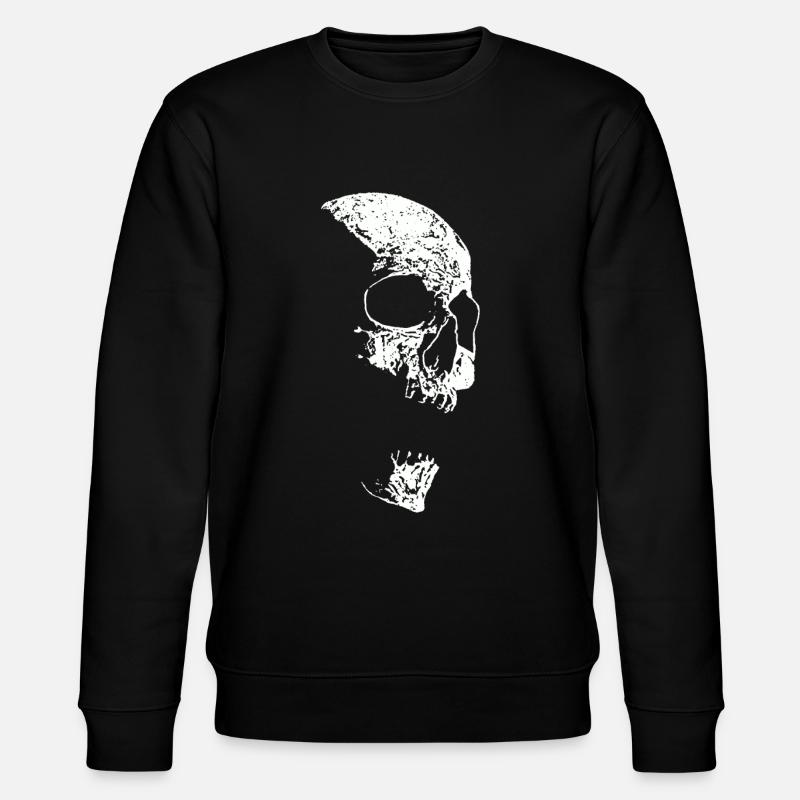 Nasty Monster Skull - Stanley/Stella CHANGER Unisex Organic Sweatshirt - black