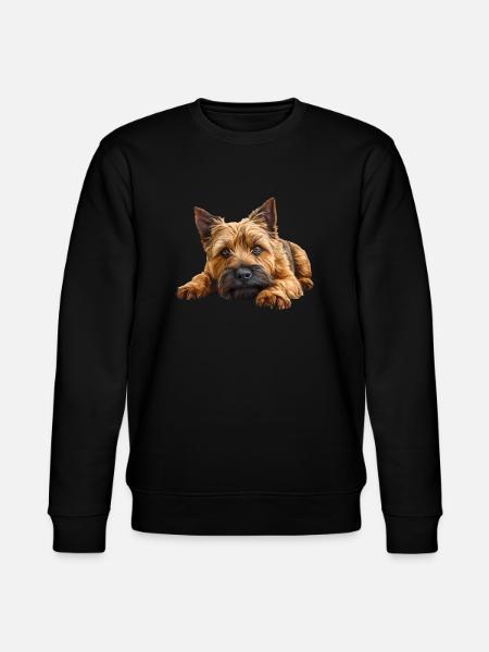 Cairn Terrier - Stanley/Stella CHANGER Unisex Organic Sweatshirt - black