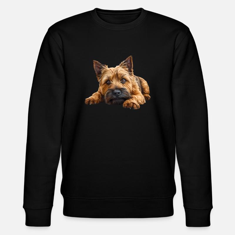 Cairn Terrier - Stanley/Stella CHANGER Unisex Organic Sweatshirt - black