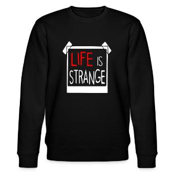 Life ist Strange - Stanley/Stella Unisex Bio-Sweatshirt CHANGER  - Schwarz - Vorne - Nik (191cm) & Marisol (170cm)