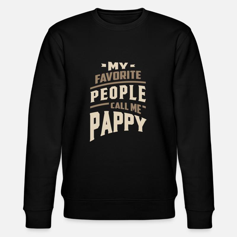 Lieblings-Papa - Stanley/Stella Unisex Bio-Sweatshirt CHANGER  - Schwarz