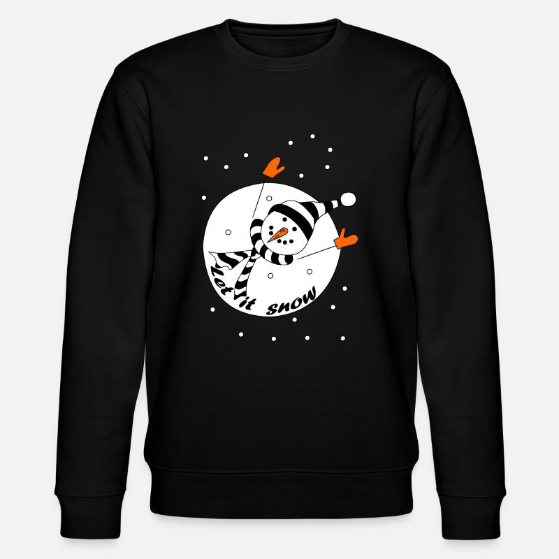 Let it snow - Stanley/Stella Unisex Bio-Sweatshirt CHANGER - Schwarz