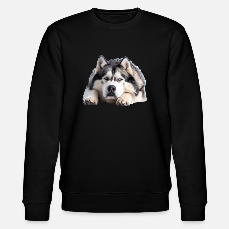 Alaskan Malamute - Stanley/Stella Unisex Bio-Sweatshirt CHANGER  - Schwarz