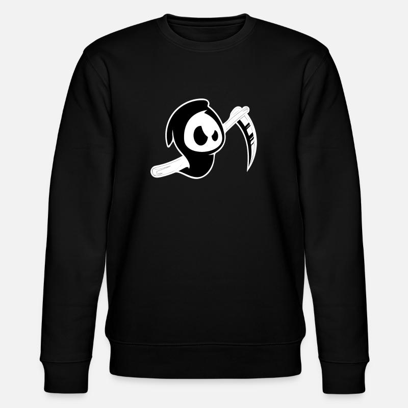 Sensen Gespenst Halloween Reaper - Stanley/Stella Unisex Bio-Sweatshirt CHANGER  - Schwarz