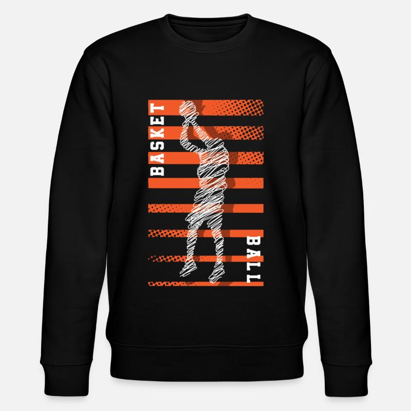 Joueurs de basket-ball - Sweat bio CHANGER Stanley/Stella Unisexe - noir