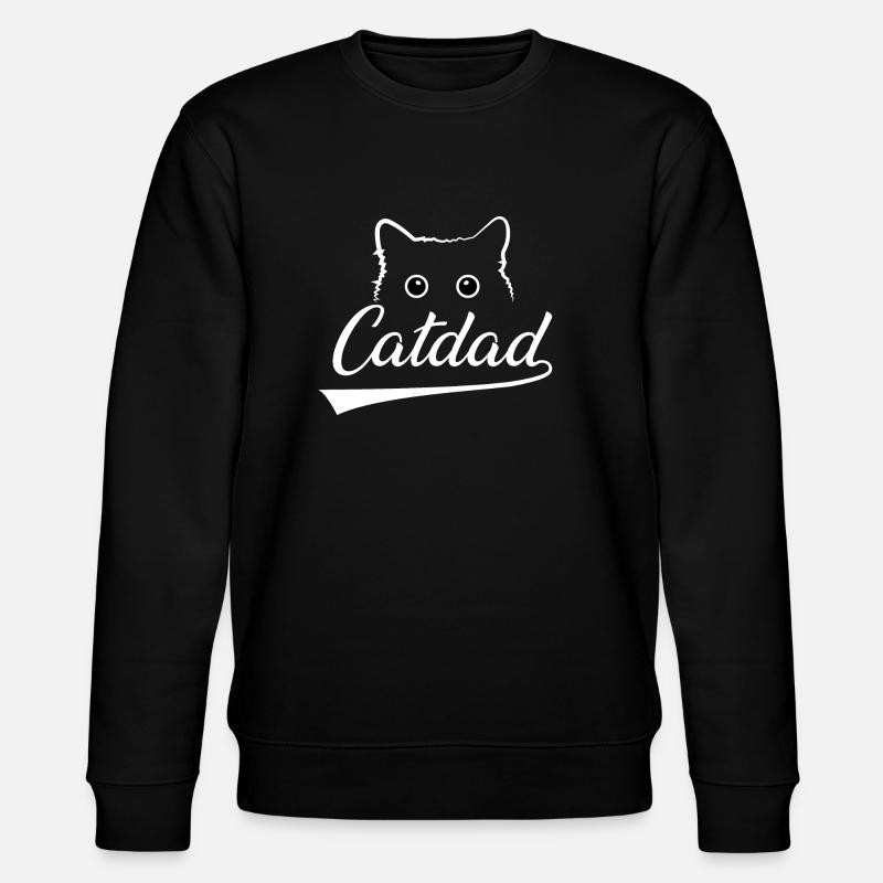 Catdad - Stanley/Stella CHANGER Unisex Organic Sweatshirt - black