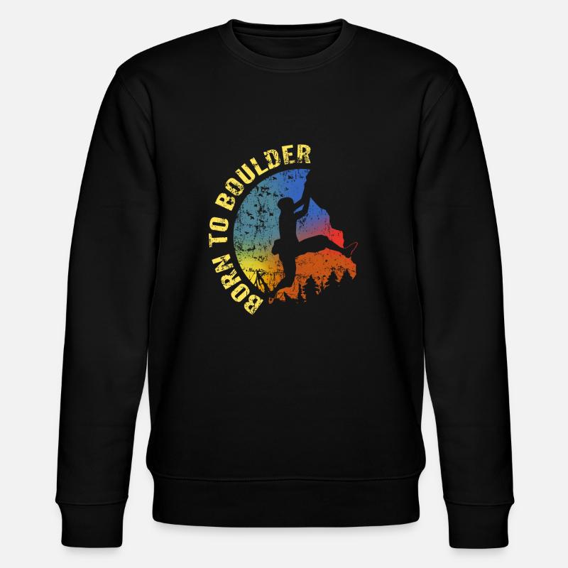 Né à Boulder - Sweat bio CHANGER Stanley/Stella Unisexe - noir