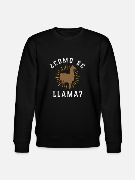 Funny Como Se Llama - Stanley/Stella CHANGER Unisex Organic Sweatshirt - black