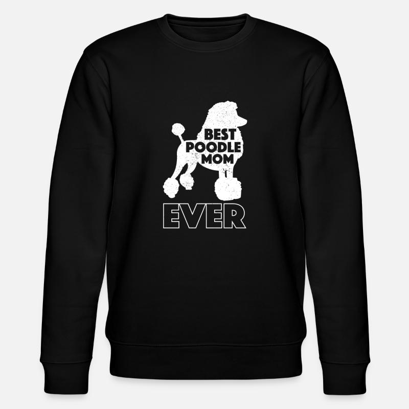 Lustige Pudel Mom - Stanley/Stella Unisex Bio-Sweatshirt CHANGER - Schwarz