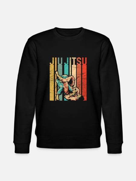 Retro Jiu Jitsu - Stanley/Stella CHANGER Unisex Organic Sweatshirt - black