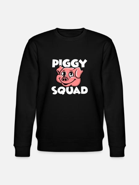 Funny Pigs Cute - Stanley/Stella CHANGER Unisex Organic Sweatshirt - black