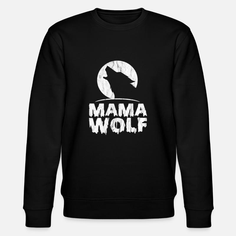 Mama Wolf - Stanley/Stella CHANGER Unisex Organic Sweatshirt - black